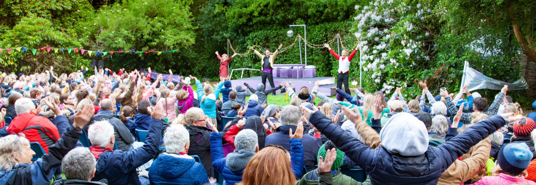 Open air event in Penlee Park