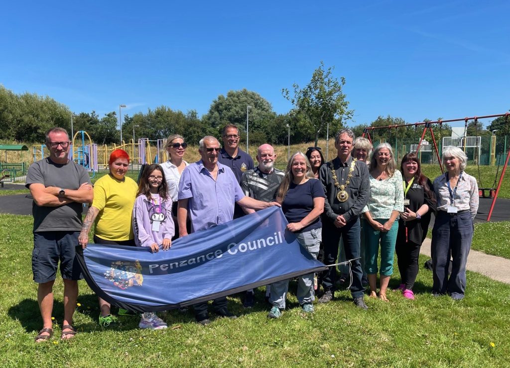 Community Stakeholders celebrating the upcoming devolution of Princess May from Cornwall Council earlier this summer.