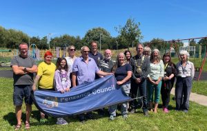 Community Stakeholders celebrating the upcoming devolution of Princess May from Cornwall Council earlier this summer.