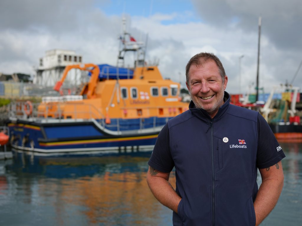 Penlee lifeboat coxswain Patch Harvey.